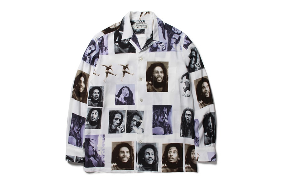 Wacko Maria Bob Marley Collection available now shop online hawaiian shirt price fatigue jacket hoodie crewneck t-shirt