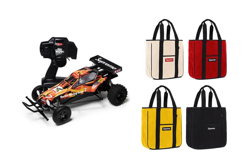 Supreme Fall/Winter 2018 Drop 12 Release Info RC Car Supreme TTT Sweaters Totes The Trilogy Tapes Answer in Past Life Gucci x Dover Street Market Kids See Ghosts Camp Flog Gnaw Babylon LA WACKO MARIA Cherry Los Angeles Nike Nigeria Restock World Cup