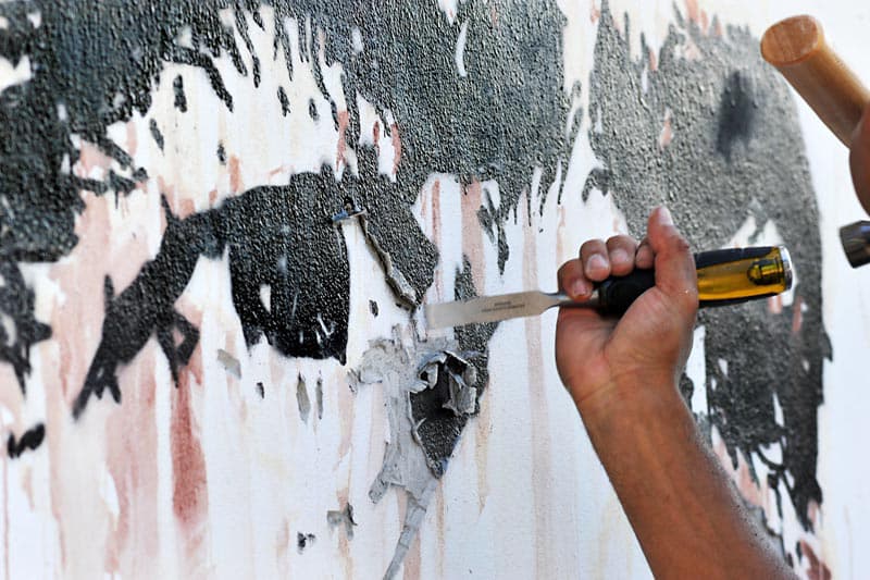 wynwood walls art basel 2018 programming vhils exhibition beyond words artworks art artists paintings sculptures installations