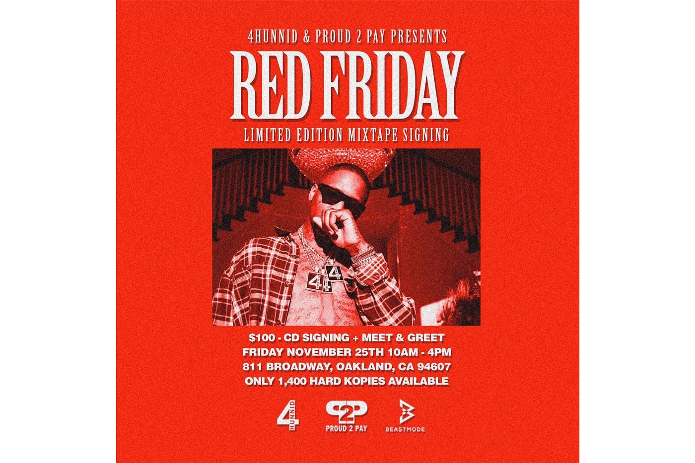 YG’s 'Red Friday' Mixtape CD Will Cost $100 Oakland Meet and Greet