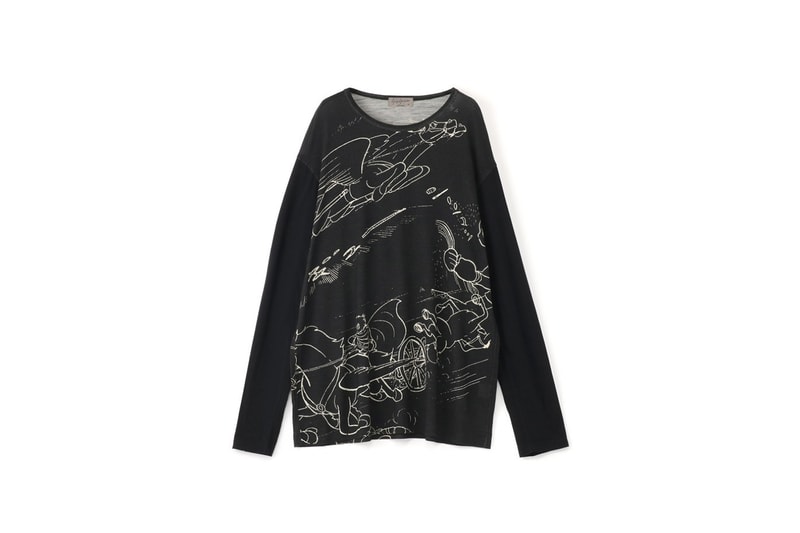 Yohji Yamamoto x Cyborg 009 Collection Info  Shotaro Ishinomori dr skull Shōnen Jump skull black ghost anime manga sweaters fashion long-sleeve tees uppers collection capsule collaborations Japan 