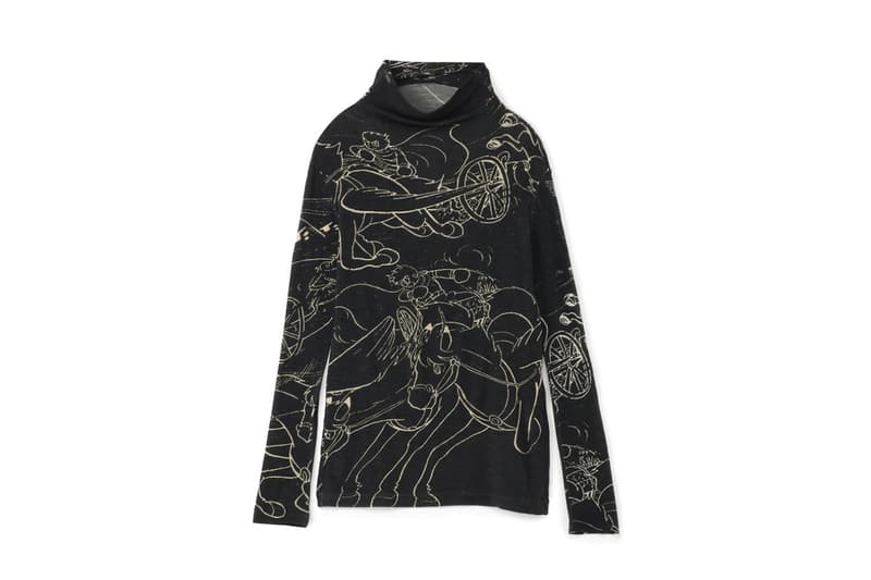Yohji Yamamoto x Cyborg 009 Collection Info Shotaro Ishinomori dr skull Shōnen Jump skull black ghost anime manga sweaters fashion long-sleeve tees uppers collection capsule collaborations Japan