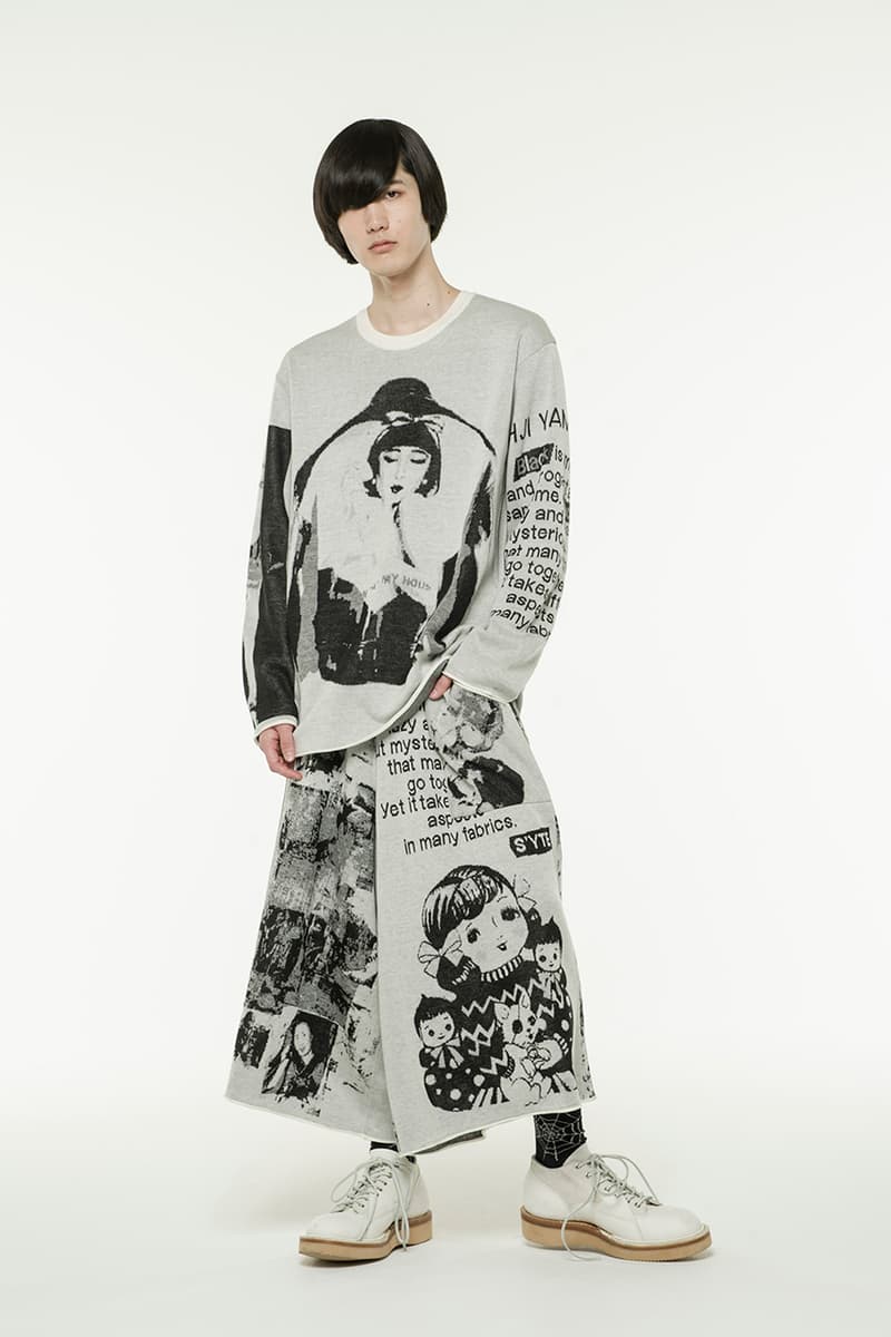 S'yte Yohji Yamamoto Jacquard Knit collection reissue 6.1 the men release sweater hakama pant culotte men women japan the store november 2018