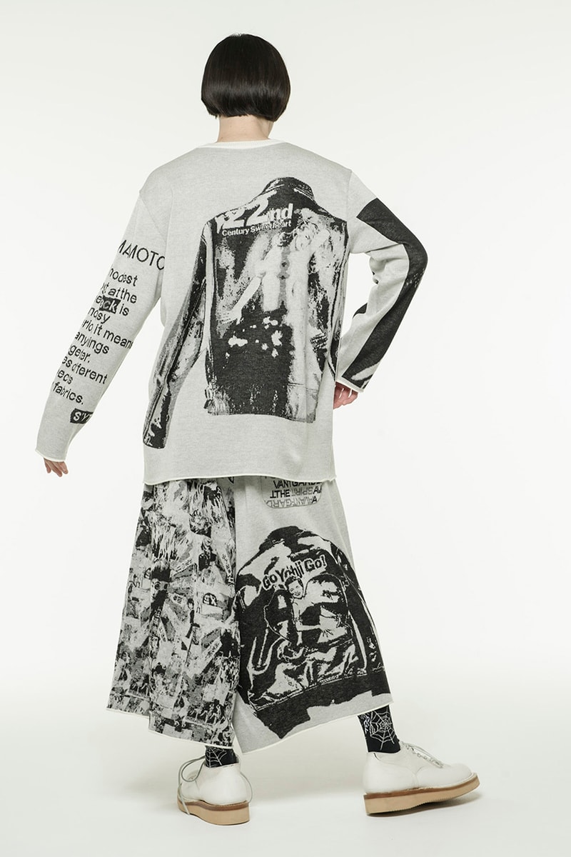 S'yte Yohji Yamamoto Jacquard Knit collection reissue 6.1 the men release sweater hakama pant culotte men women japan the store november 2018