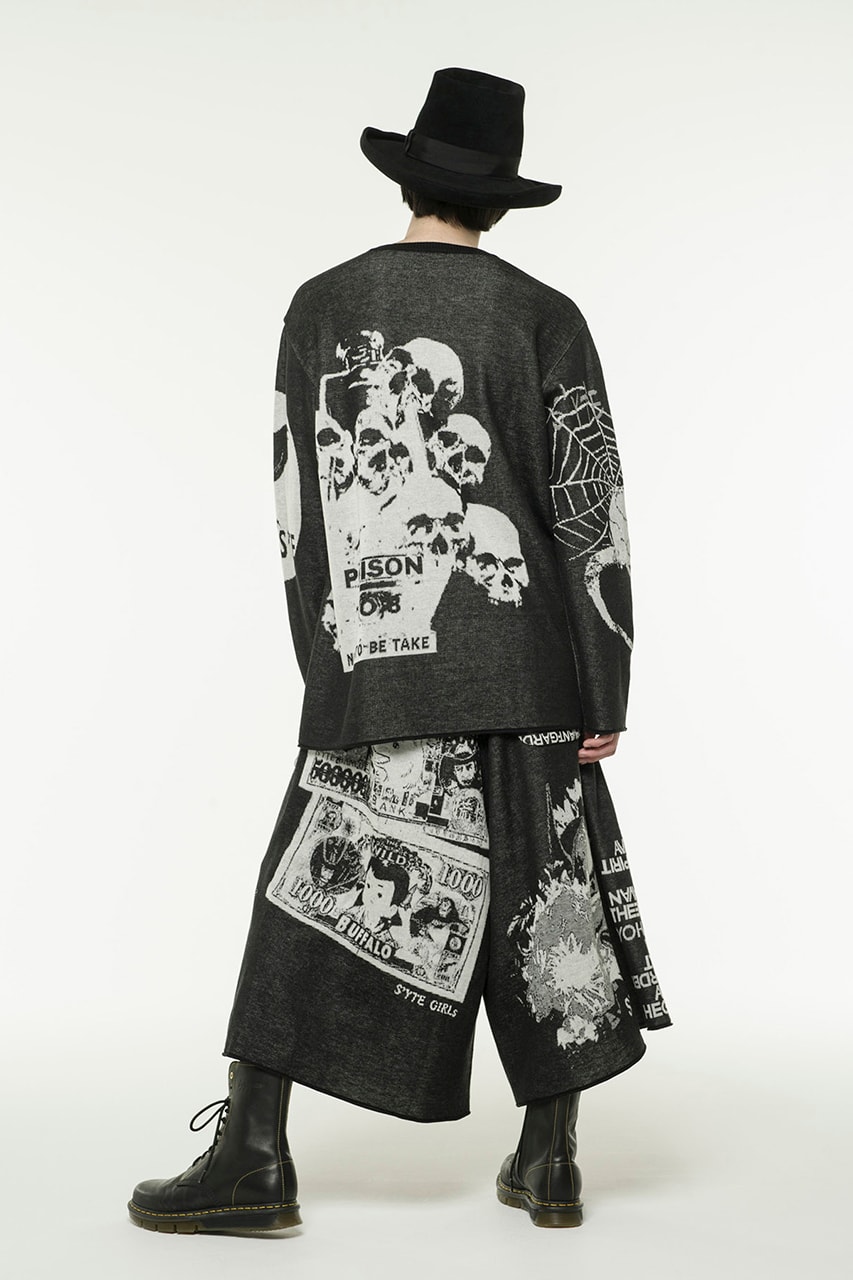 S'yte Yohji Yamamoto Jacquard Knit collection reissue 6.1 the men release sweater hakama pant culotte men women japan the store november 2018