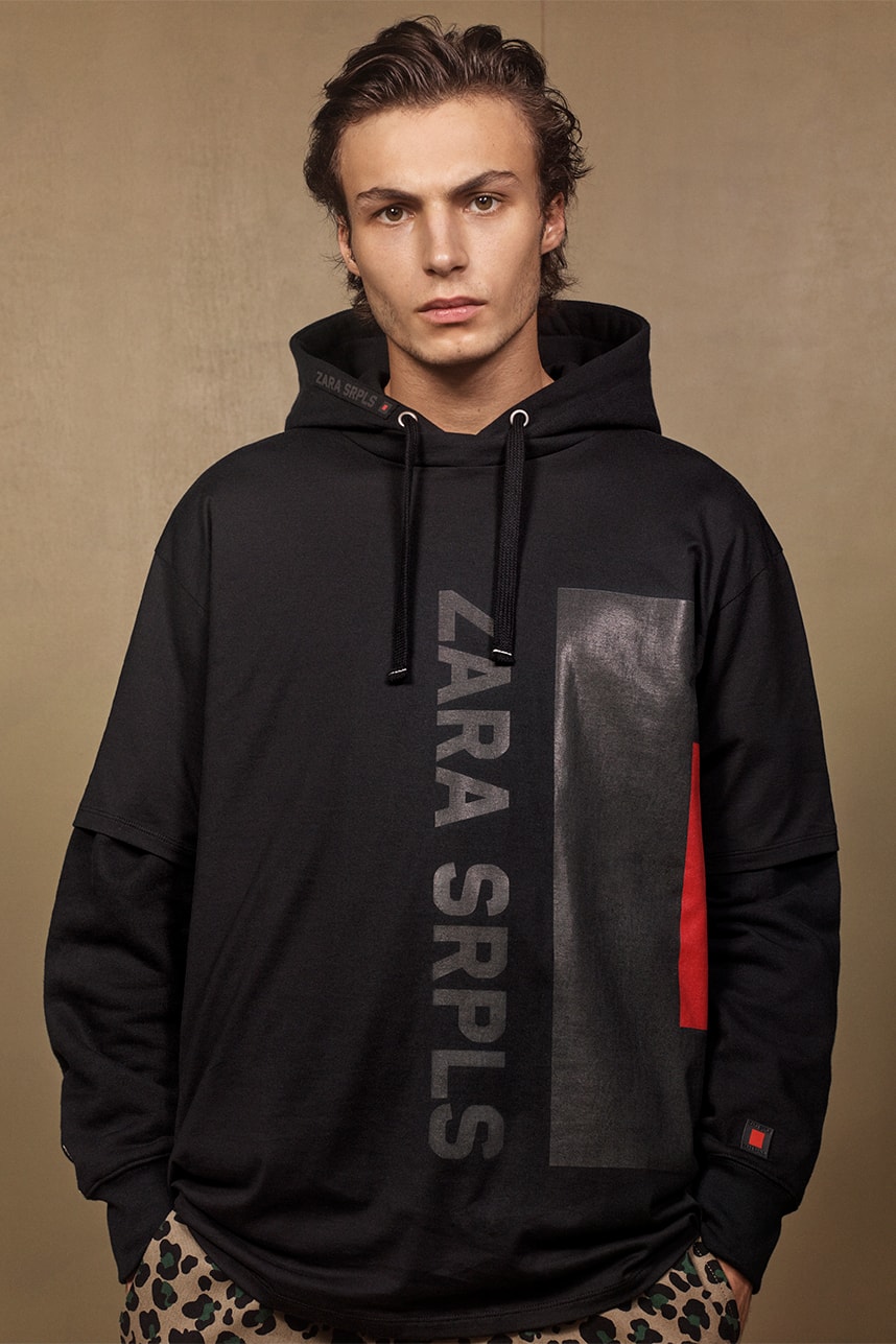 Zara "SRPLS" 2018 Lookbook Fashion Clothing Collection Cop Purchase Buy Items Military Streetwear Utilitarian Army Navy Khaki Bomber Camouflage Coat