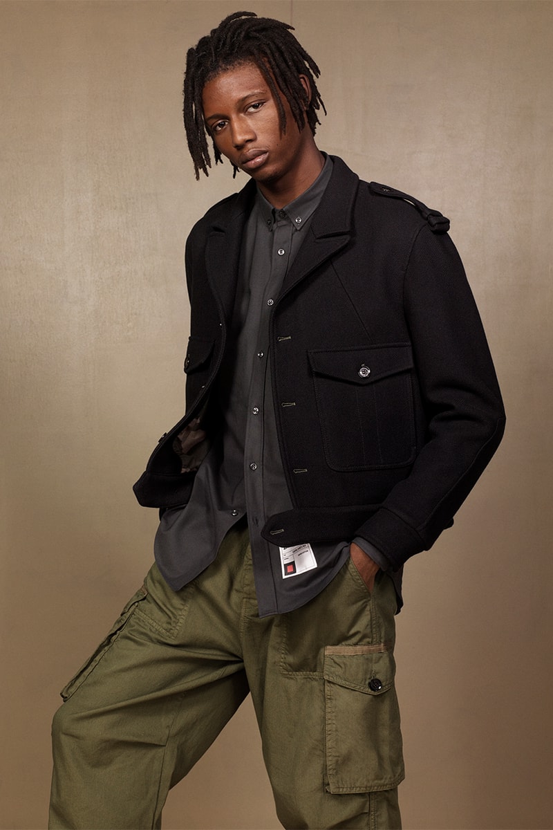 Zara "SRPLS" 2018 Lookbook Fashion Clothing Collection Cop Purchase Buy Items Military Streetwear Utilitarian Army Navy Khaki Bomber Camouflage Coat