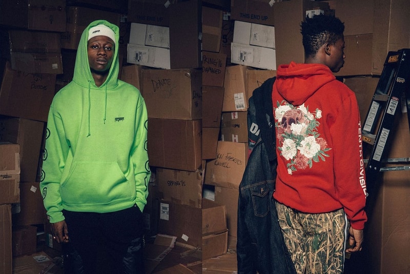 10 deep 10deep winter fall 2018 2019 fw18 fw19 man on fire collection lookbook jackets t shirts hoodies sweaters sweatshirts denim outerwear beanie coats info buy release prices details