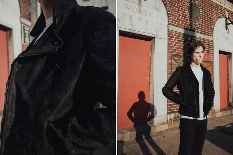 15y Schott nyc 3sixteen roughout perfecto jacket year anniversary leather black outerwear collab collaboration december fw18 fall winter 2018 2019 horween 15 year