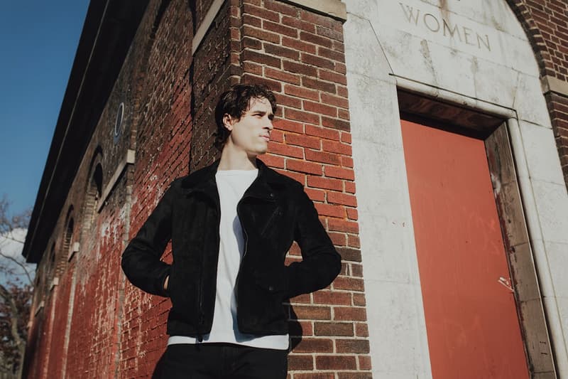 15y Schott nyc 3sixteen roughout perfecto jacket year anniversary leather black outerwear collab collaboration december fw18 fall winter 2018 2019 horween 15 year