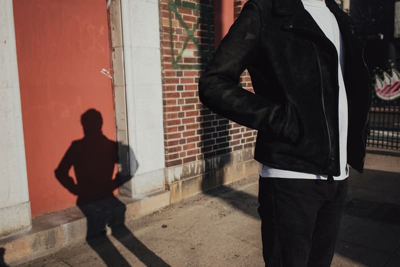15y Schott nyc 3sixteen roughout perfecto jacket year anniversary leather black outerwear collab collaboration december fw18 fall winter 2018 2019 horween 15 year