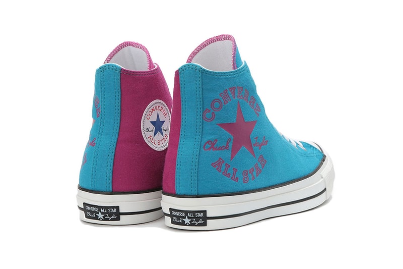 Converse Japan Chuck Taylor Hi "COMBISWEAT" Drop release date info december 18 2018 sweater pants material cotton turquoise grey black blue patchwork