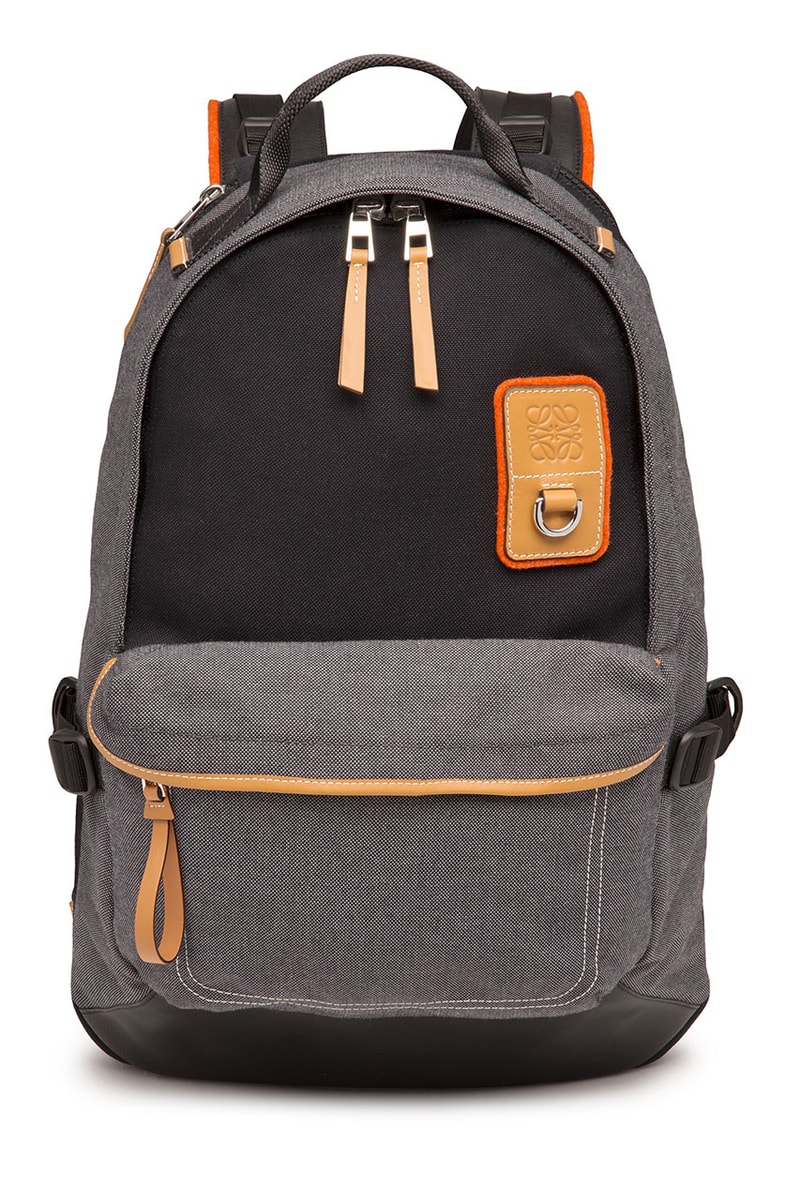 LOEWE eye nature capsule collection rucksack day pack messenger bag shoulder boots leather shoes adventure outdoors clothing fleece jacket mountain parka shorts cargo graphic tee shirt long sleeve short January 10 2019