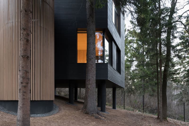 le atelier kino house russia cabin wood interior design cabin