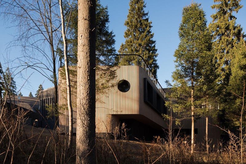 le atelier kino house russia cabin wood interior design cabin