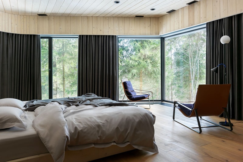 le atelier kino house russia cabin wood interior design cabin