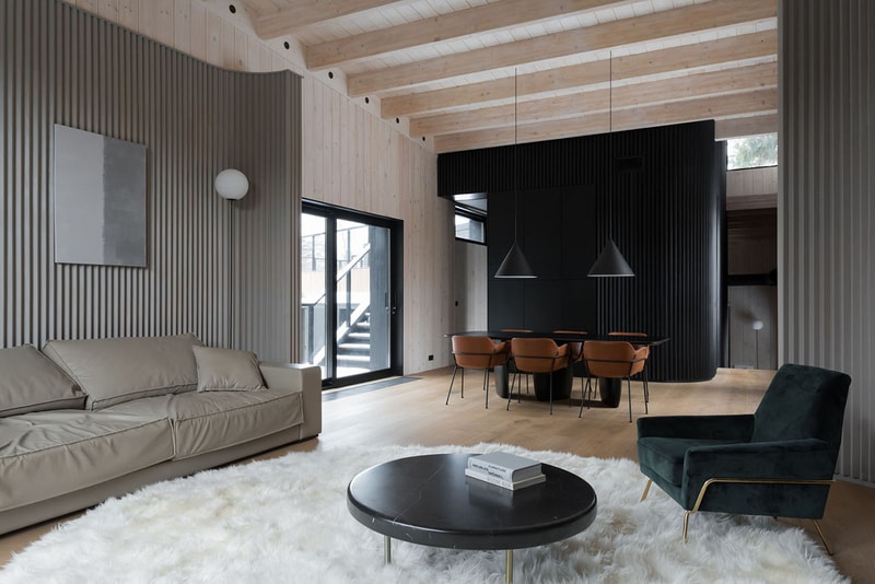 le atelier kino house russia cabin wood interior design cabin