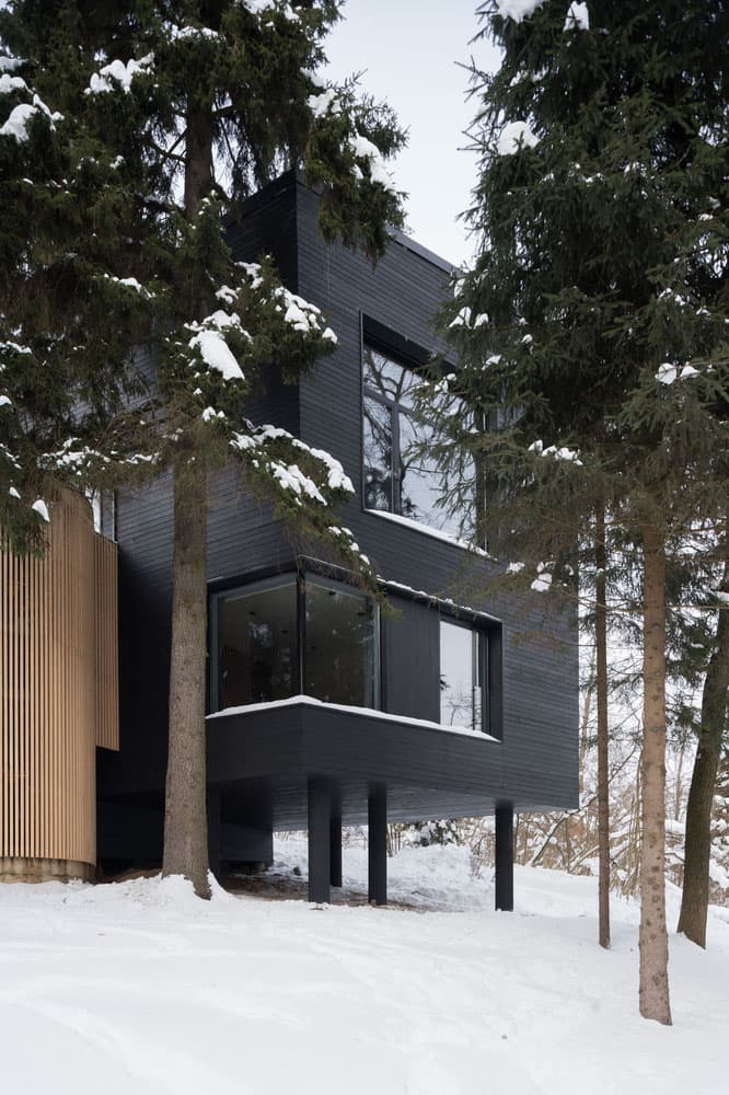 le atelier kino house russia cabin wood interior design cabin
