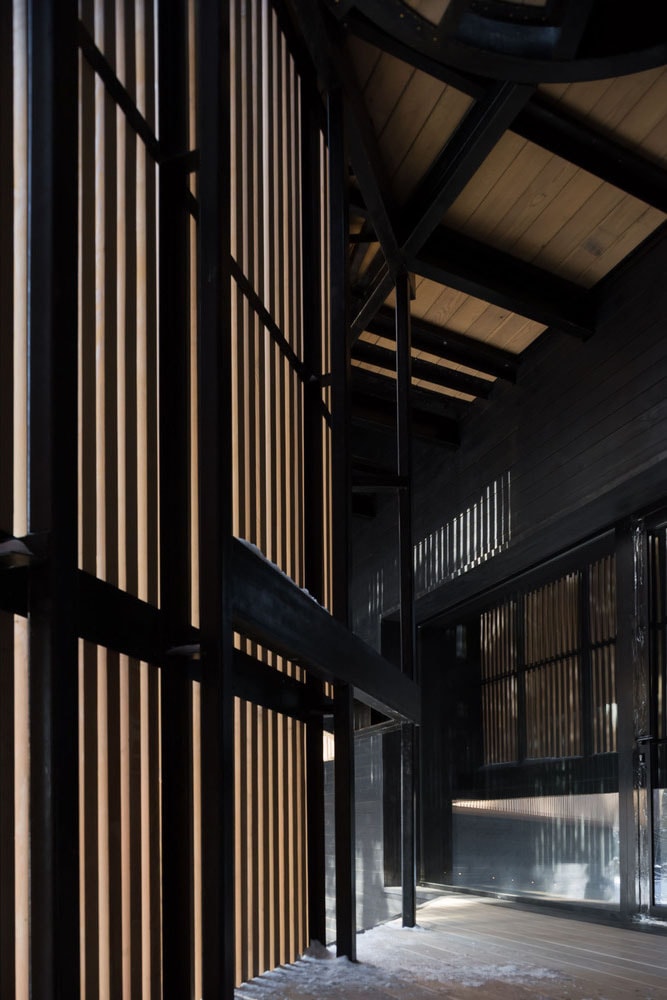 le atelier kino house russia cabin wood interior design cabin