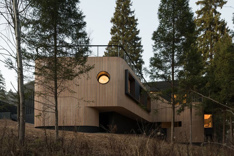 le atelier kino house russia cabin wood interior design cabin