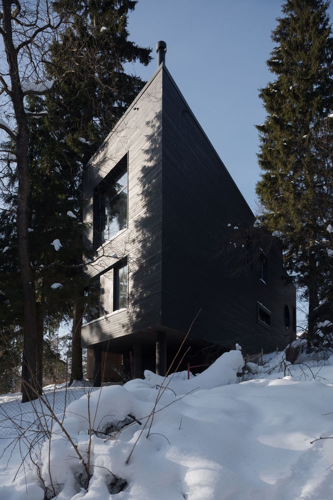le atelier kino house russia cabin wood interior design cabin