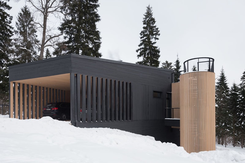 le atelier kino house russia cabin wood interior design cabin