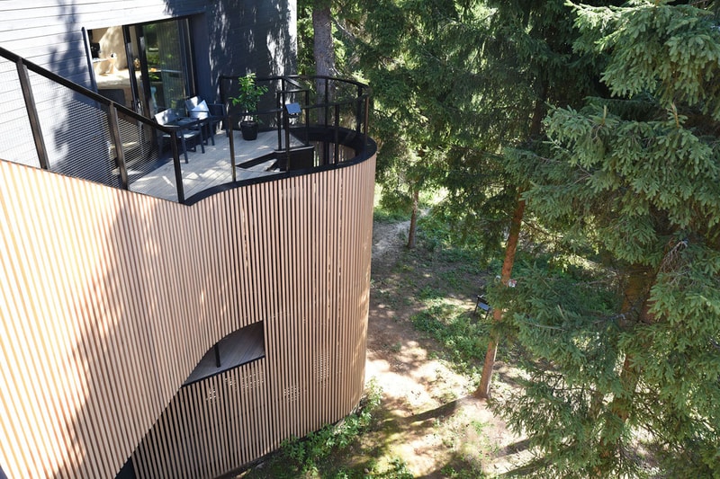 le atelier kino house russia cabin wood interior design cabin