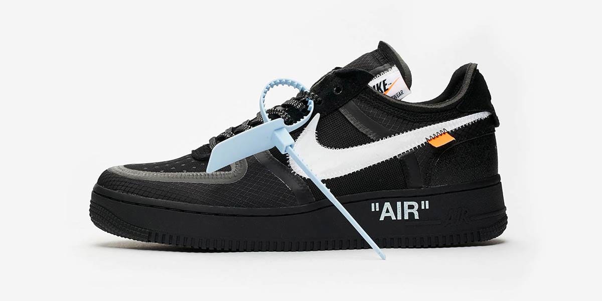 black air force one off white