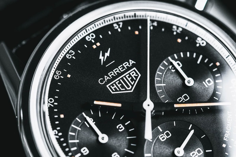 Fragment design Hiroshi TAG Heuer Carrera 02 watches hiroshi fujiwara timepiece rare collectors fragment bolt movement automatic watches mechanical