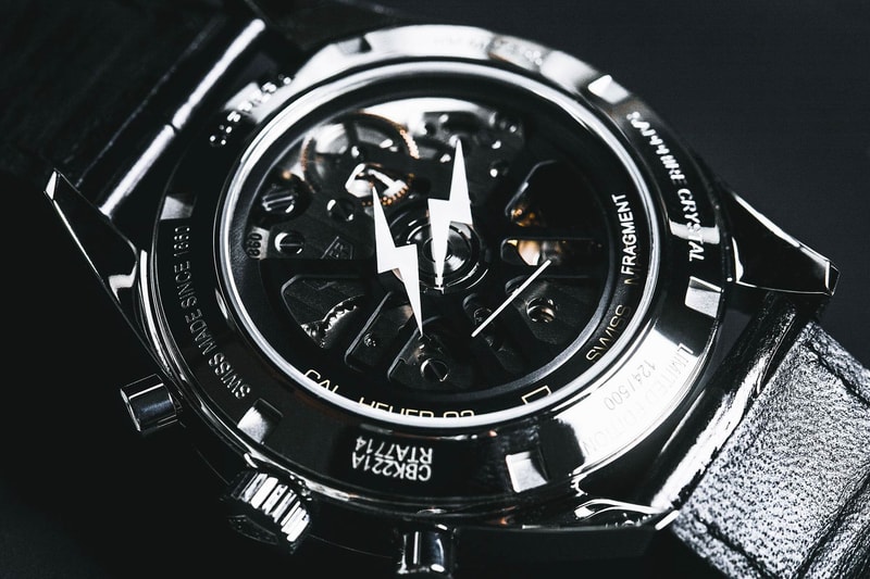Fragment design Hiroshi TAG Heuer Carrera 02 watches hiroshi fujiwara timepiece rare collectors fragment bolt movement automatic watches mechanical