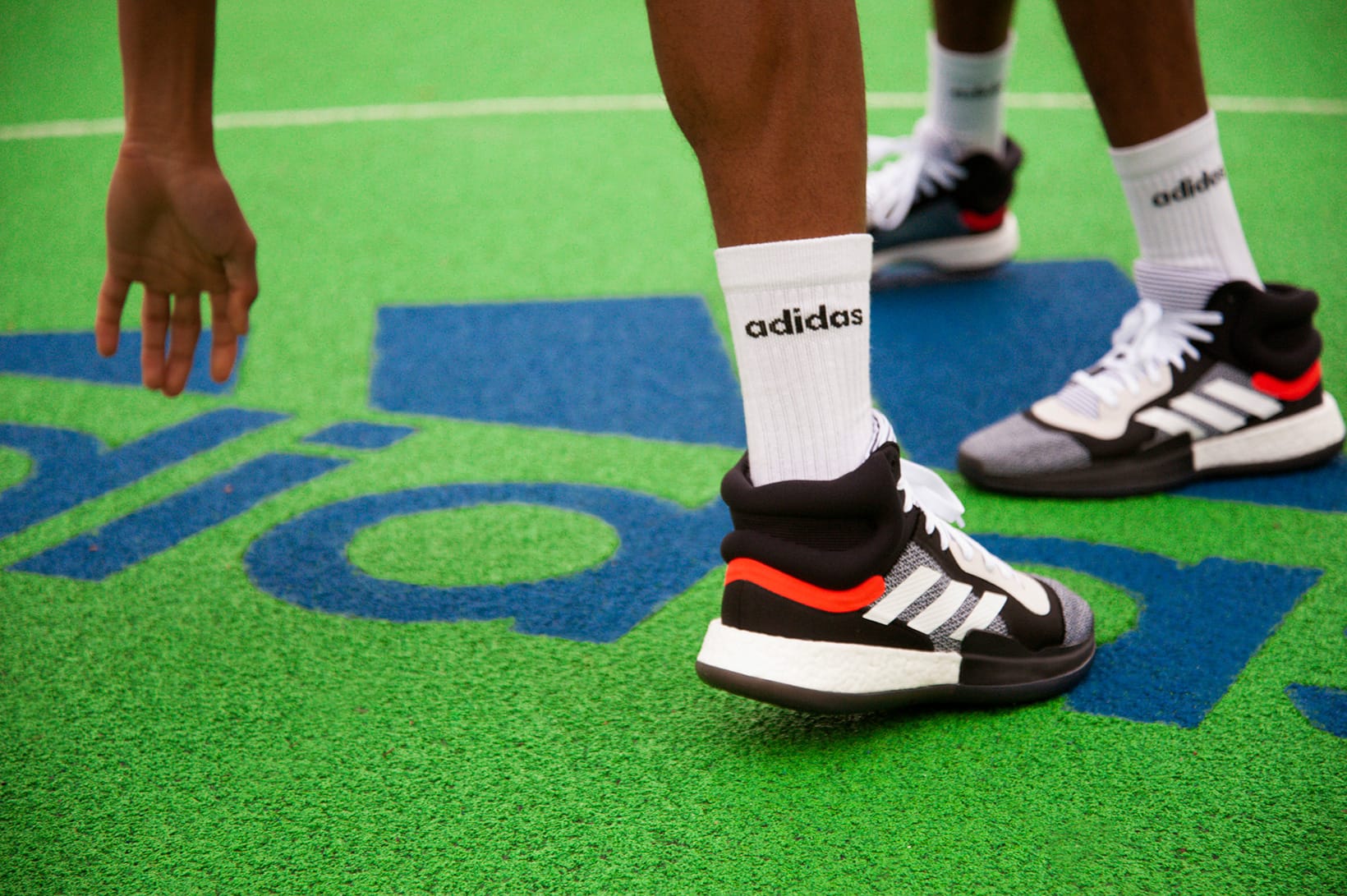 adidas marquee boost on feet