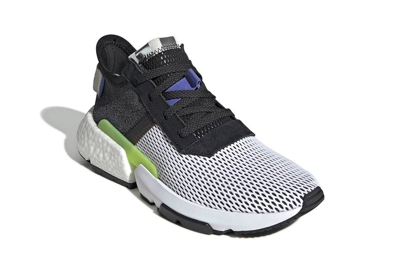 adidas POD-S3.1 "Core Black/Real Lilac" release info date price mesh upper colorway sneaker purchase online buy size