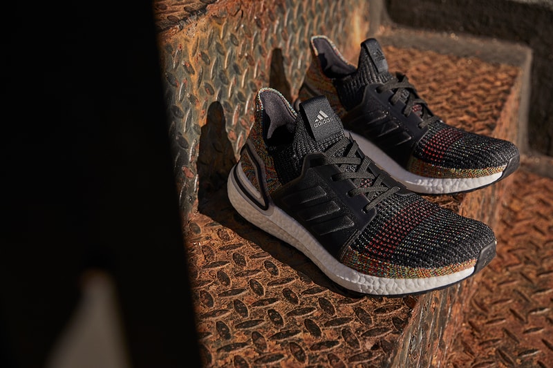 adidas Ultraboost 19 Dark Pixel Colorway Sneaker Details Shoes Trainers Kicks Footwear Cop Purchase Buy First Look Triple Black