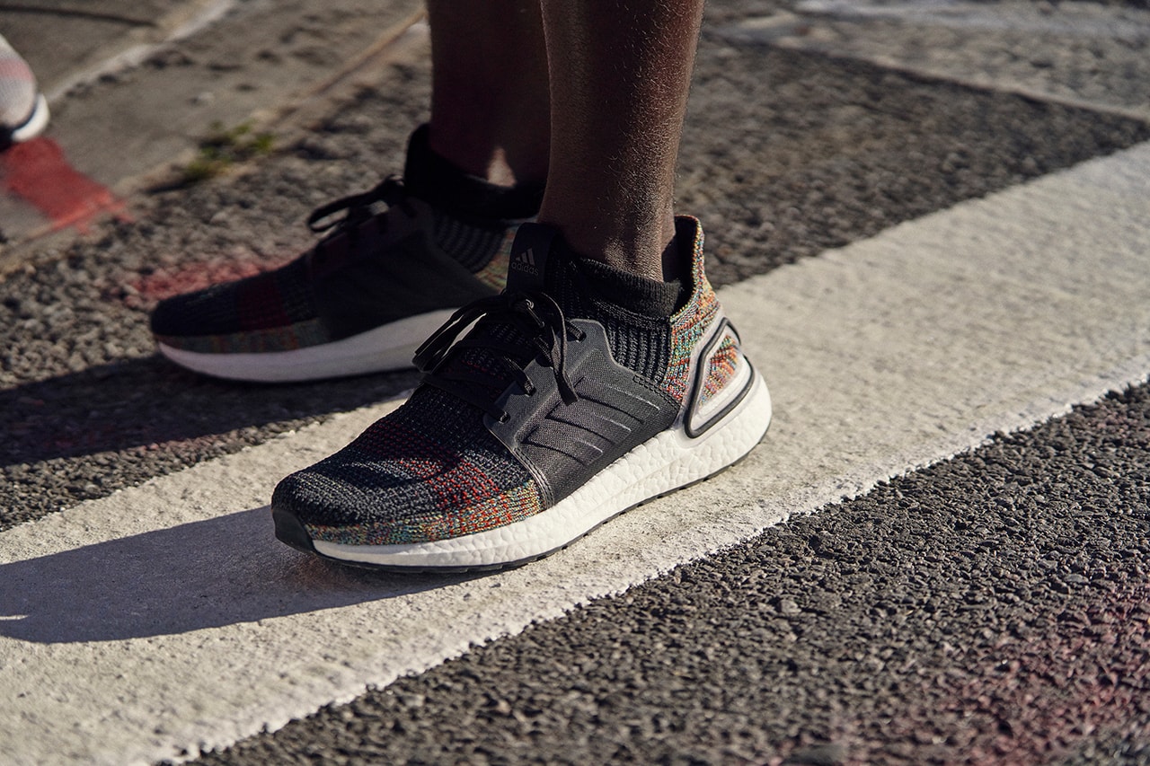 adidas Ultraboost 19 Dark Pixel Colorway Sneaker Details Shoes Trainers Kicks Footwear Cop Purchase Buy First Look Triple Black