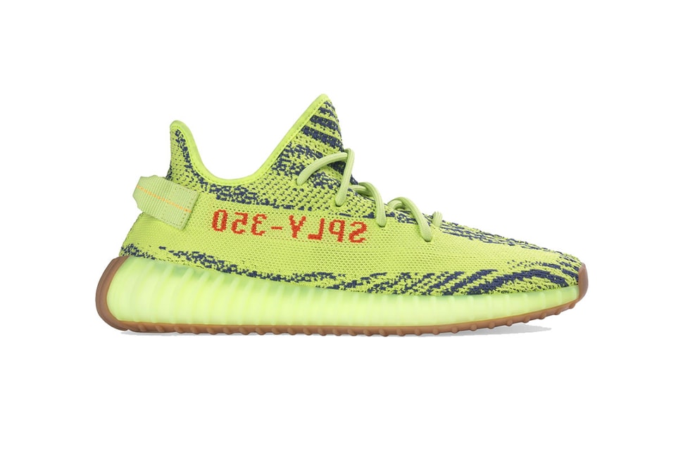 Adidas Yeezy Boost 350 V2 Semi Frozen Yellow Hypebeast
