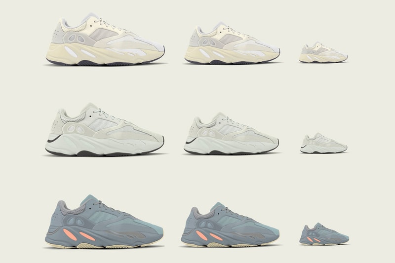 adidas YEEZY Boost 700 Kids 2019 Release Kanye West Yeezy Mafia Analog Salt Intertia