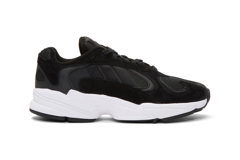 adidas Yung-1 black white originals chunky oversized dad 90s sneaker footwear trainers cop buy purchase SSENSE