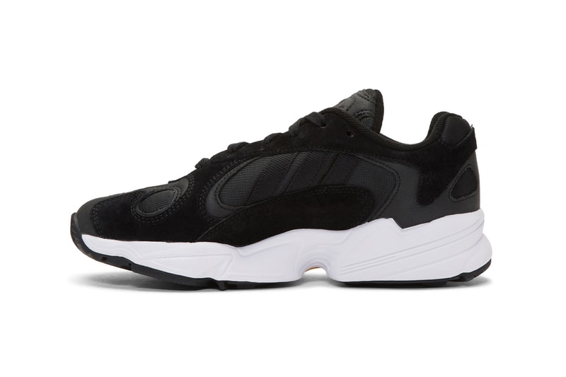 adidas Yung-1 black white originals chunky oversized dad 90s sneaker footwear trainers cop buy purchase SSENSE