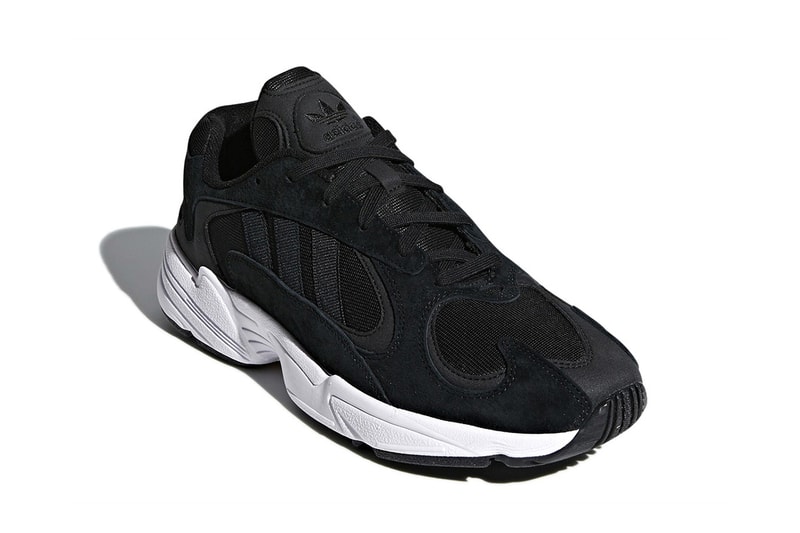 adidas Yung-1 black white originals chunky oversized dad 90s sneaker footwear trainers cop buy purchase SSENSE