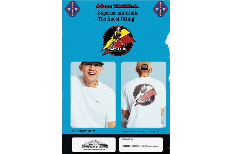 Adsum x Tackla Capsule Collection Details Collab Collaborations Cop Purchase Buy Lookbook Hockey Release Details