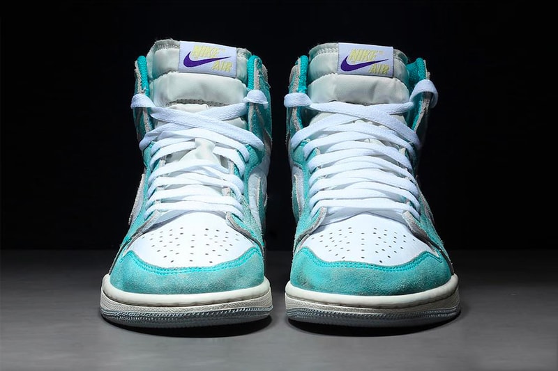 Air Jordan 1 Turbo Green 2019 Release Info kicks footwear oldschool Chicago Nike Air swoosh Michael Jordan bulls 23  555088 311 grey gray sail white purple yellow hi high og retro sail white