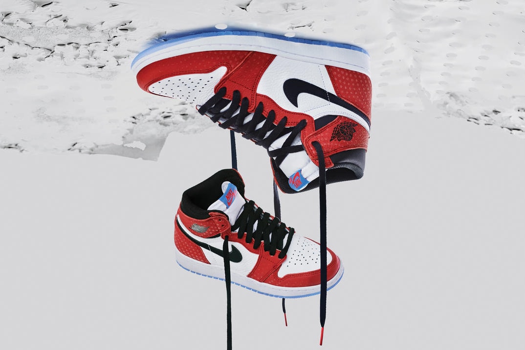 Air Jordan 1 Origin Story Shoe Details Nike Sneakers Shoes Trainers Kicks Footwear Spider-Man: Into the Spider-Verse Miles Morales