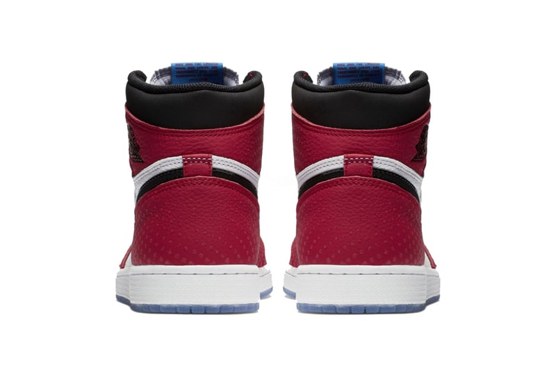 air jordan 1 retro high og origin story clean look 2018 december spider man into the spider verse