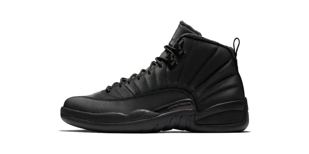 Air Jordan 12 Winterized Black/Anthracite Release | Hypebeast