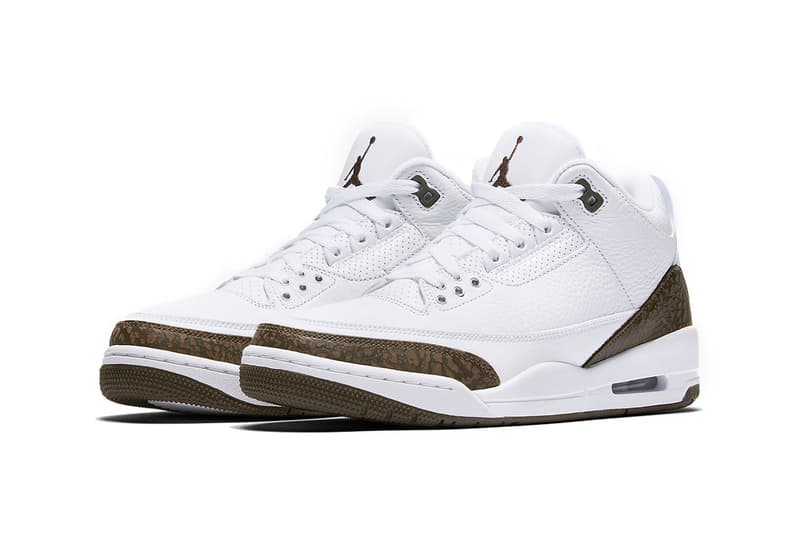 air jordan 3 mocha white 2018 december release date footwear