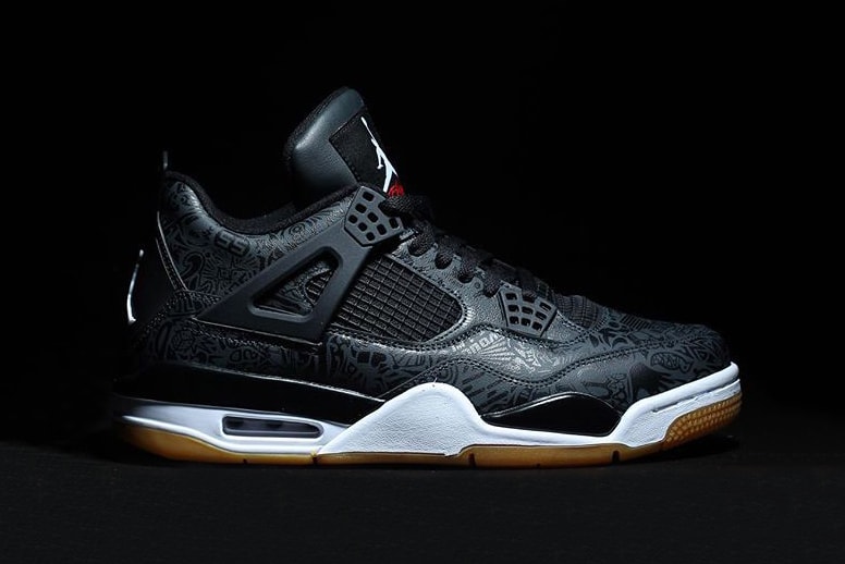 Air Jordan brand 4 Laser SE Black Gum january march 2019 rlease