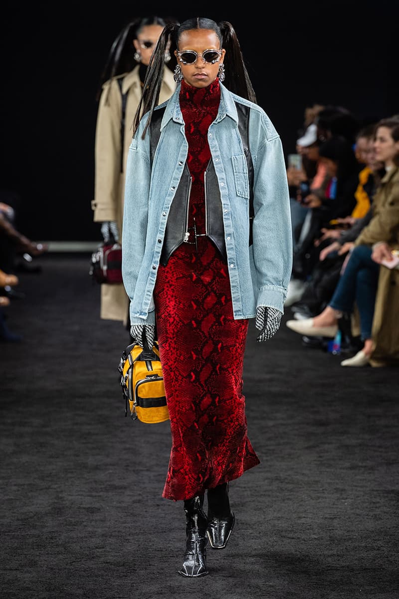 Alexander Wang Pre-Fall 2019 Runway Collection presentation new york city look style bag denim collection 2