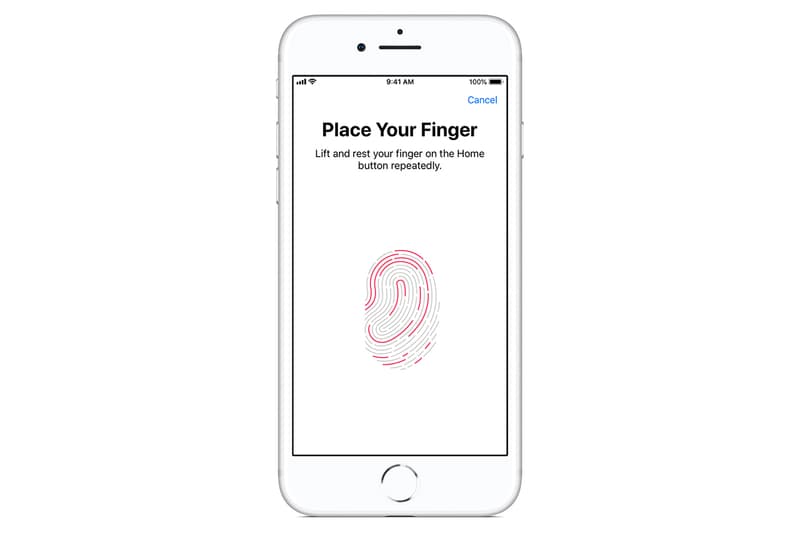 Apple iPhone In Display Fingerprint Reader scanner home button ipad