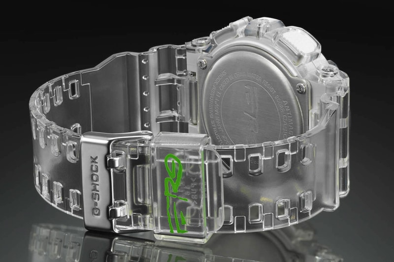 A$AP Ferg x Casio G-SHOCK GA-110 Watch collaboration release date info price diamond transparent multicolor 
