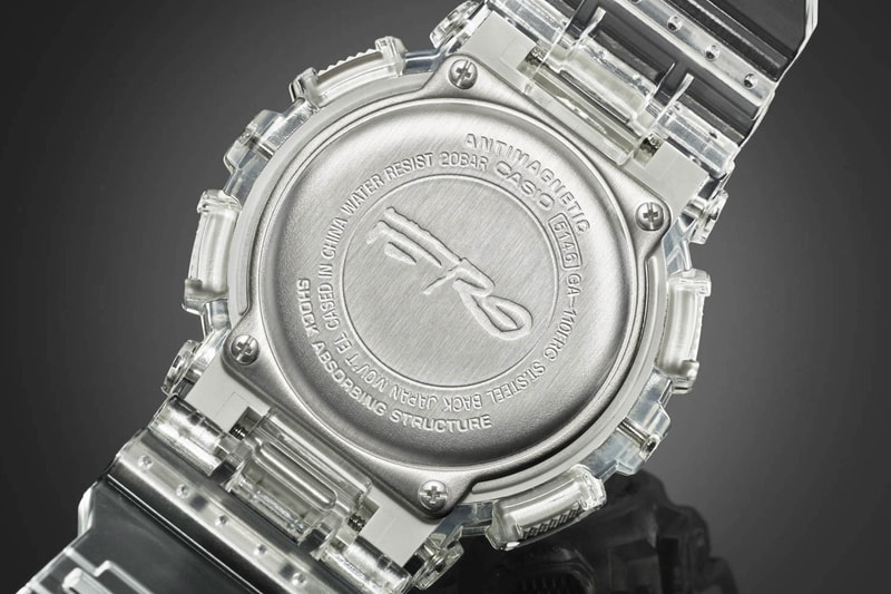 A$AP Ferg x Casio G-SHOCK GA-110 Watch collaboration release date info price diamond transparent multicolor 